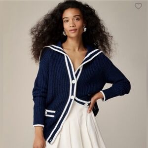 J. Crew Textured Sailor Cardigan Sz XS